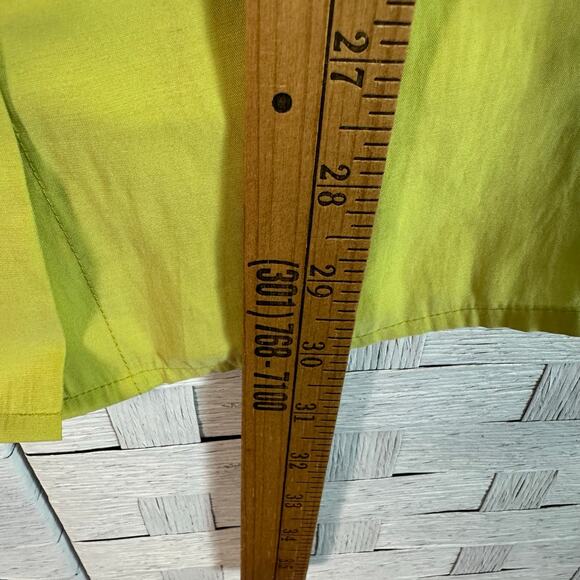 Additions by Chico’s yellow button down blouse coastal TradMom lightweight - Picture 6 of 8
